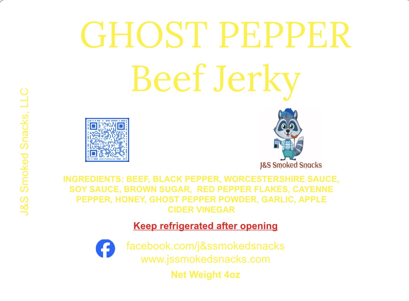 Ghost pepper beef jerky