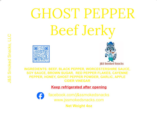 Ghost pepper beef jerky